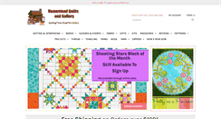 Desktop Screenshot of homesteadquilts.com